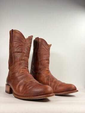 Tecovas “The Cartwright” Men’s Scotch Goat Cowboy Boots Size 13 D Patina J Toe